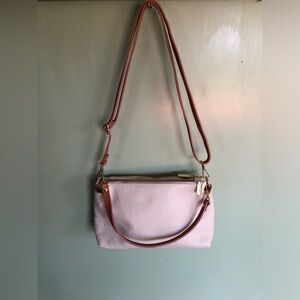 VALENTINA REMINI PURSE Made in Italy Genuine Leather White Bag Shoulder Strap